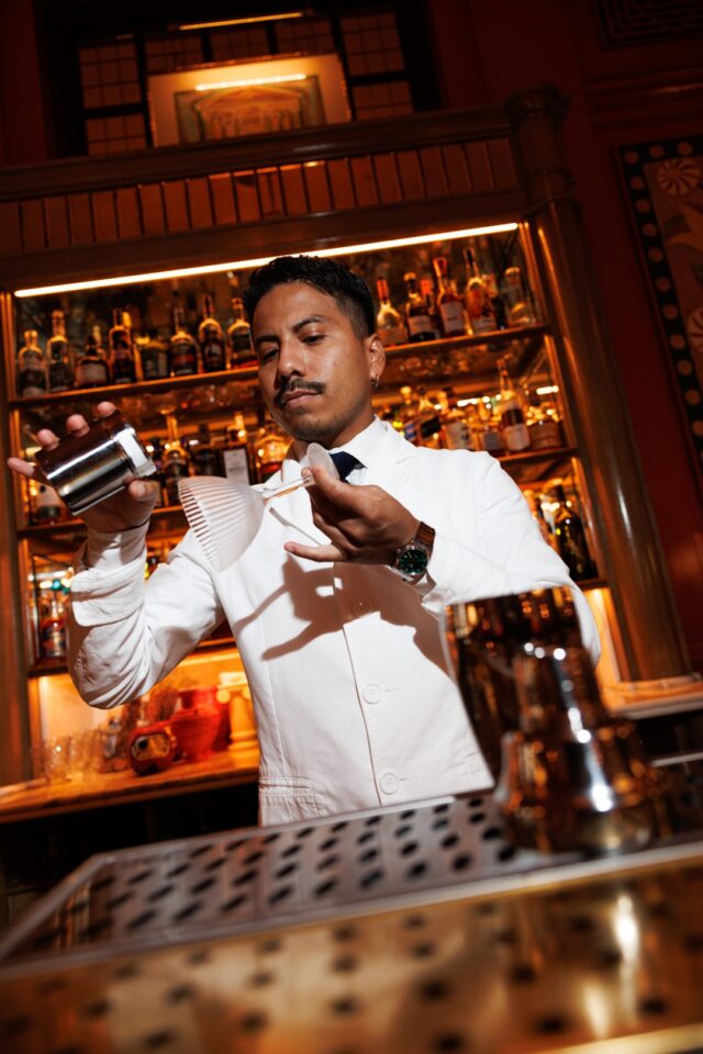 With notes of toasted corn, caramel and smoky mezcal, this cocktail is a veritable piñata, bursting with all the flavours of South America!

Meet The Piñata — a wild, celebratory mix of Abasolo Mexican Corn Whisky, Nixta Corn Liqueur, taco spice, Lost Explorer Mezcal Salmiana, coconut & lime.

A fiesta in a glass. A flight of flavour.

#londoncocktails #cocktailbar #cocktails # thedoylecollection